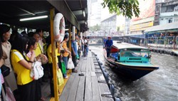 Crossing Bangkok on the water